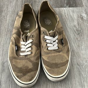 Camo vans authentic